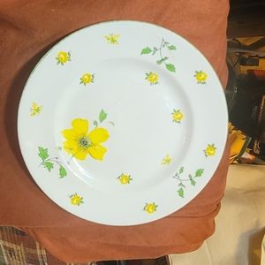 ROYAL VICTORIA YELLOW DOGWOOD SALAD PLATE